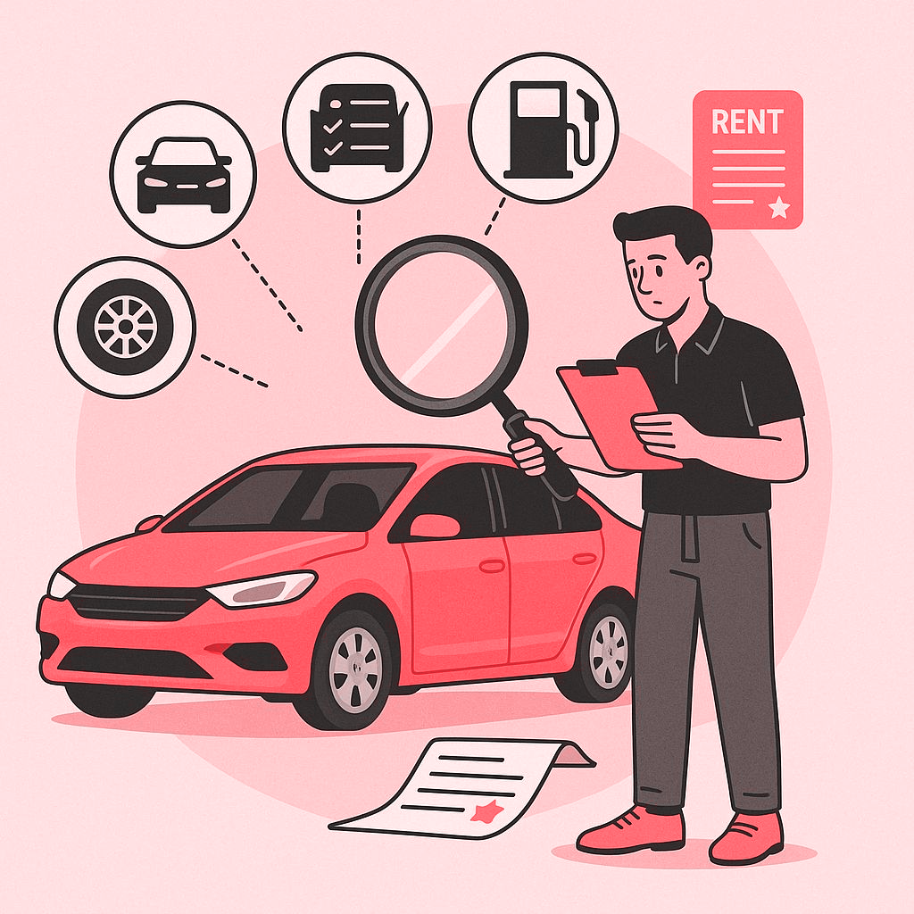 Things to Check Before Receiving Your Rental Car